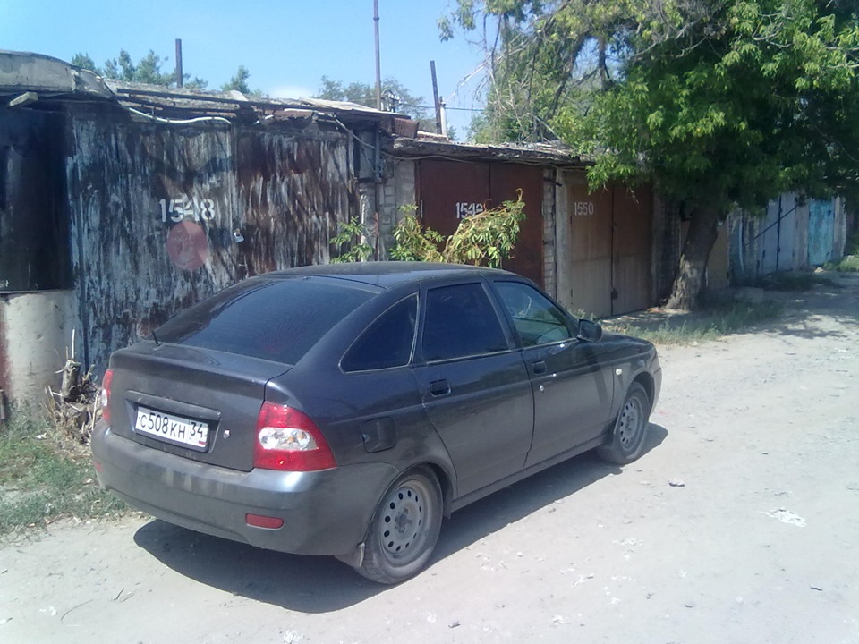 Какой в Приоре вместительный багажник) — Lada Приора хэтчбек, 1,6 л ...