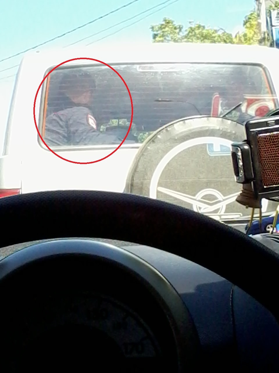 в багажничке едет))) — Citroen C1 (1G)