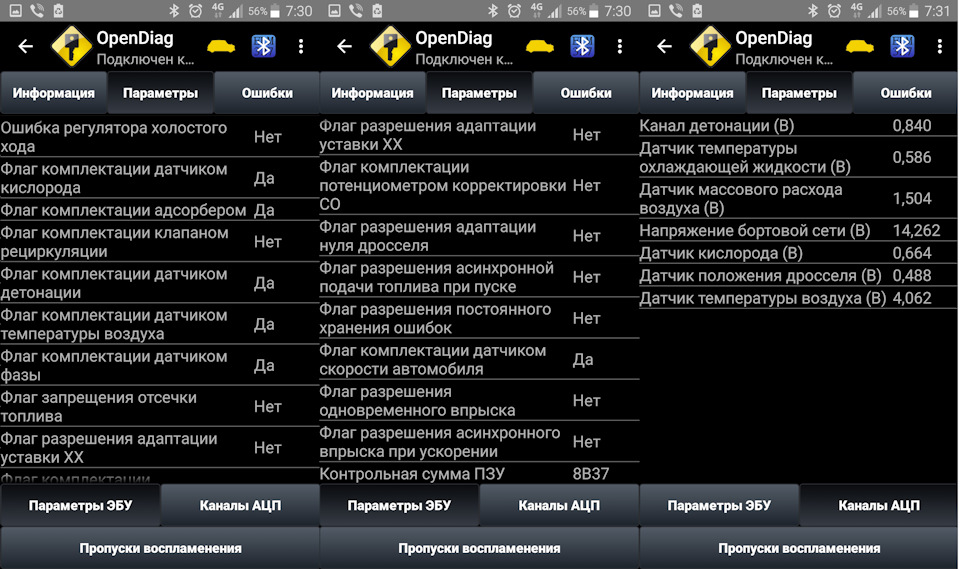 Проверка дроссельной заслонки через obd2