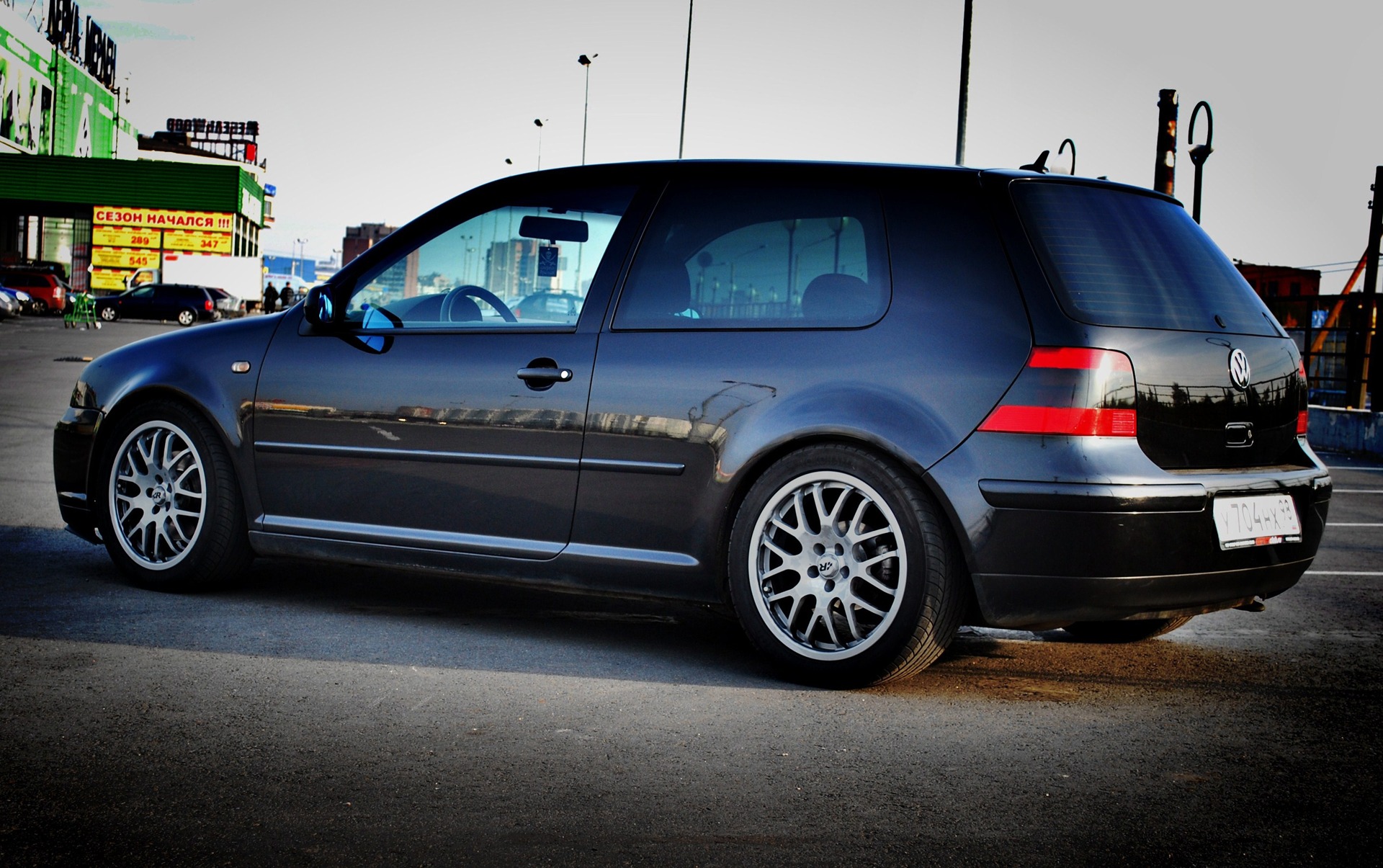 Занижение volkswagen golf 2