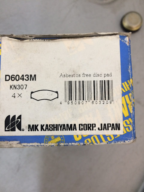 D6043M Колодки тормозные передние для Mitsubishi KASHIYAMA | Запчасти ...