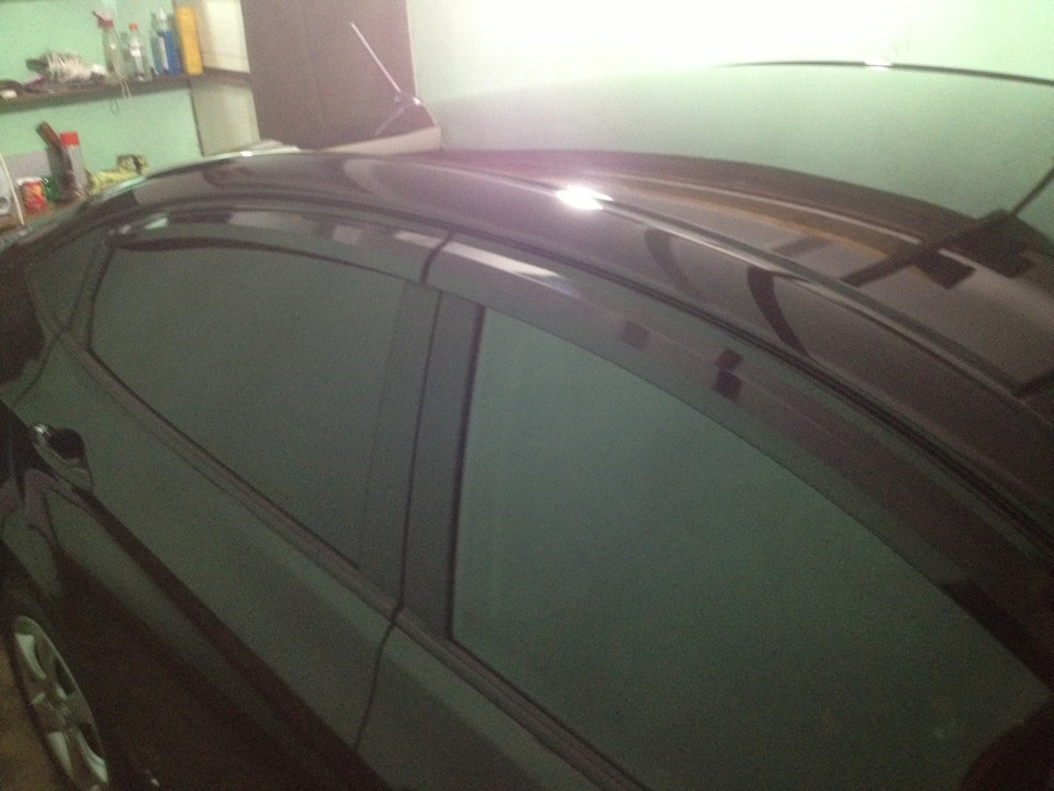 Дефлекторы окон Autoclover a126 — Hyundai Solaris (1G), 1,6 л, 2012 ...