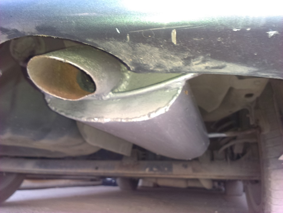 Переделал глушитель… или мы не пердим — Nissan Primera (P11-144), 2 л ...