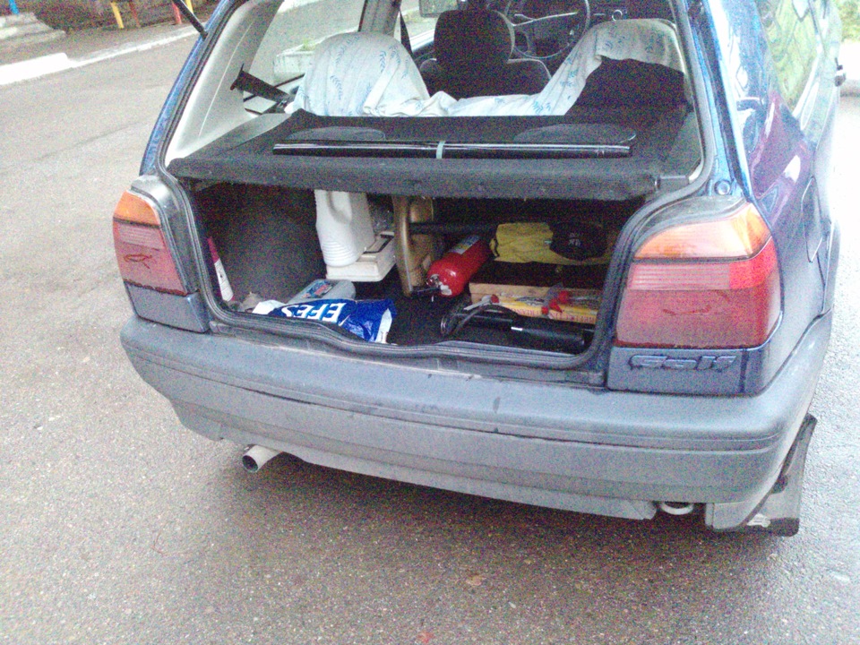 Задние фонари. — Volkswagen Golf Mk3, 1,6 л, 1994 года | аксессуары ...