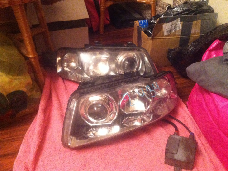 Закончил с фарами — Audi A3 (8L), 1,8 л, 2002 года просто так DRIVE2