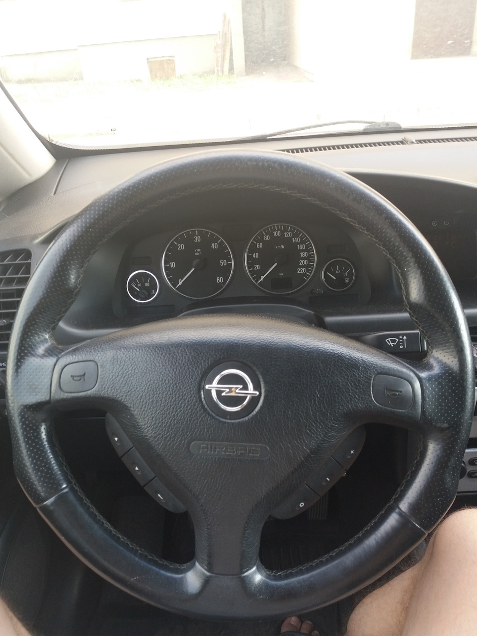 Теперь с airbag и рулём в стиле opc) — Opel Zafira A, 2 л, 2003 года ...