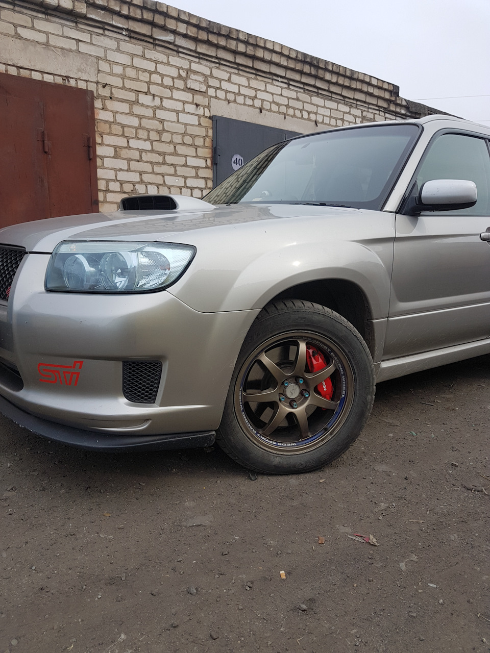 Weds Sport SA-90 — Subaru Forester (SG), 2 л, 2005 года | колёсные диски |  DRIVE2