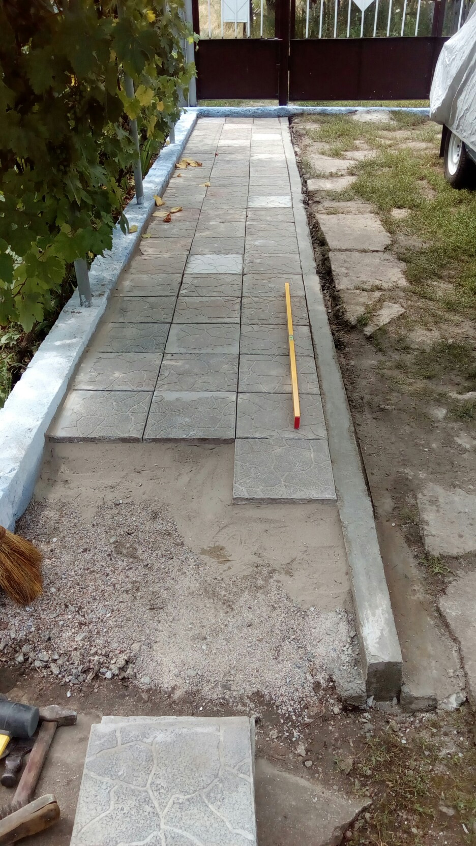 Основание для площадок с нагрузкой