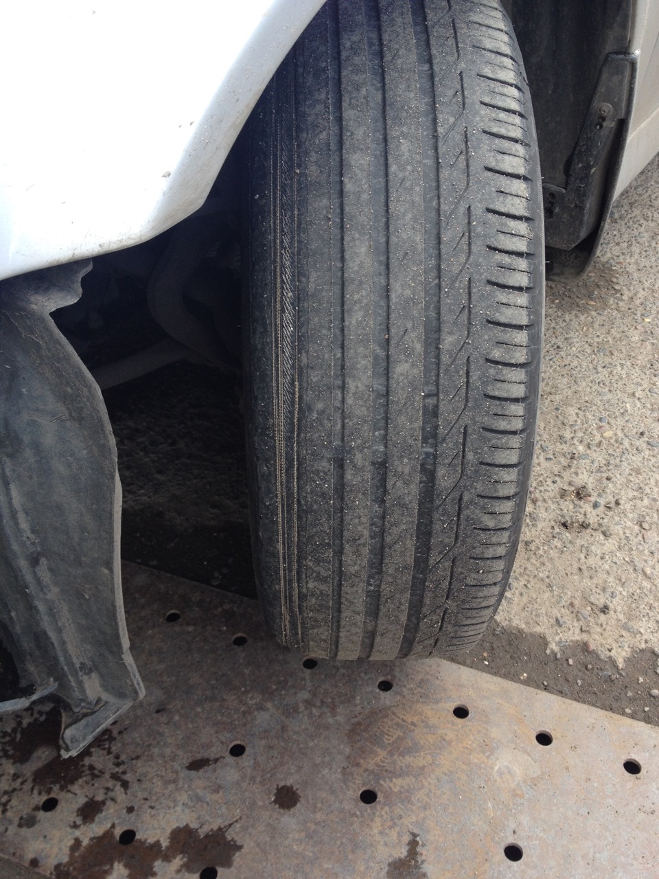 Отрицательное схождение сожрало новую резину;( — Honda Torneo, 2,2 л ...