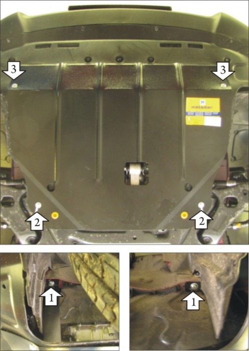 Защита картера — Hyundai ix35, 2 л, 2014 года | аксессуары | DRIVE2