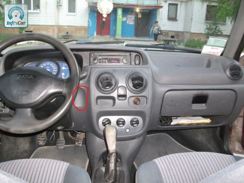 Переделка замка зажигания на кнопку — Dacia Solenza, 1,4 л, 2003 года ...