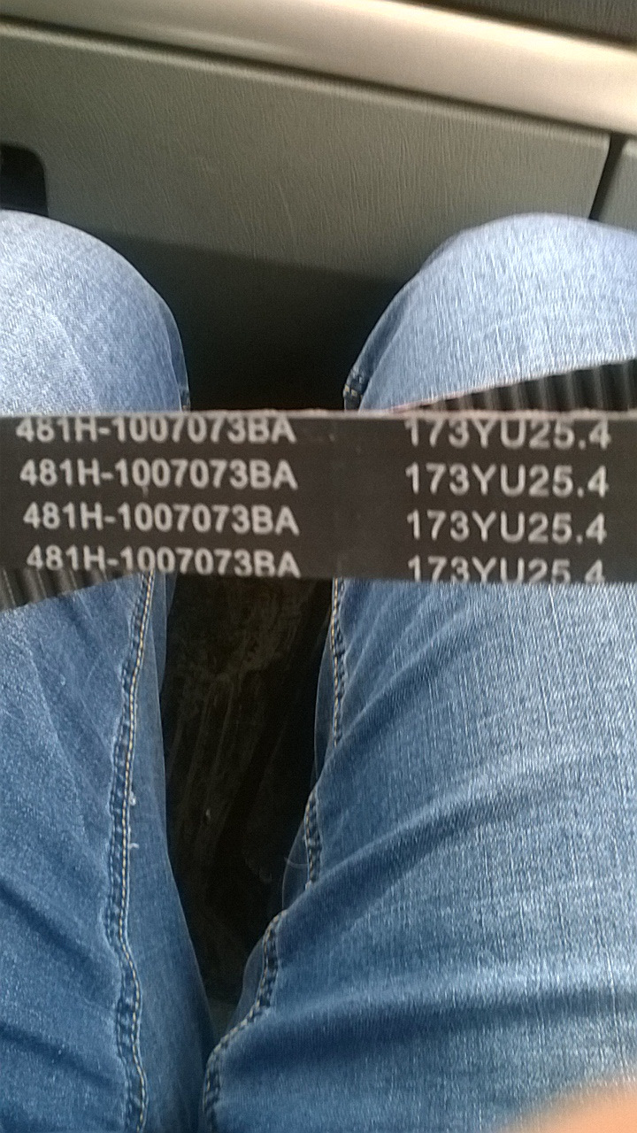 481H1007073BA Ремень грм t11 1,6 1.8 2,0 CHERY | Запчасти на DRIVE2