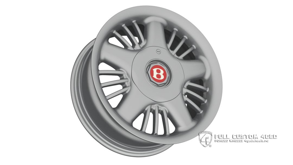 кастомная ковка FULL CUSTOM 4GED на классический Бентли Азур 1996 года ...