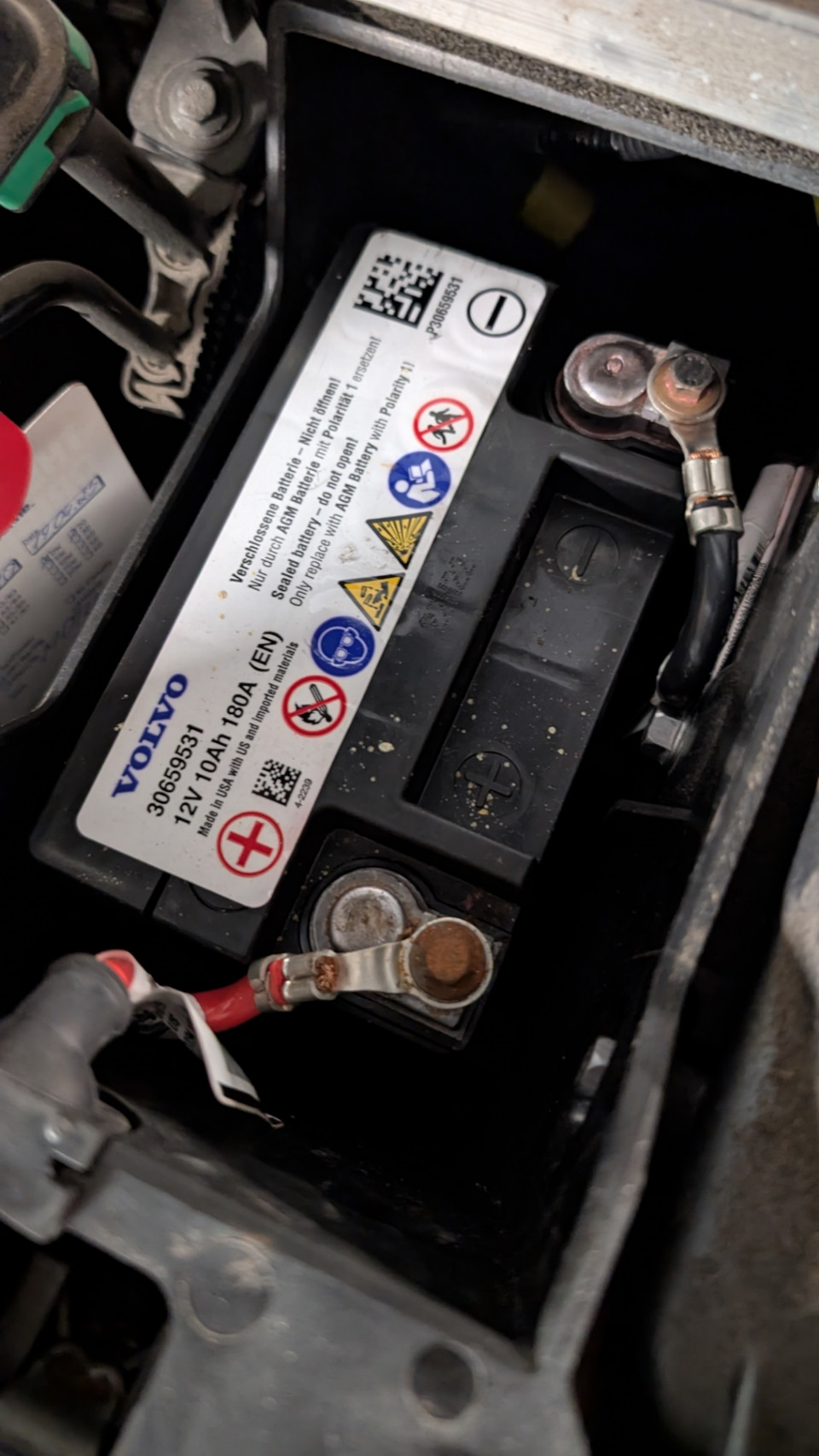 Фото в бортжурнале Volvo V60 Cross Country (2G). Запчасти на фото: 30659531