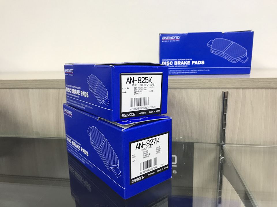AN825K Дисковые тормозные колодки Япония AKEBONO | Запчасти на DRIVE2