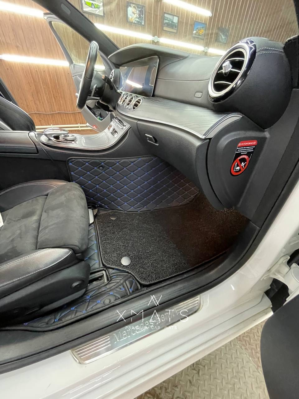 Коврики из экокожи для Mercedes-Benz E-Class W213. 3D коврики из ...