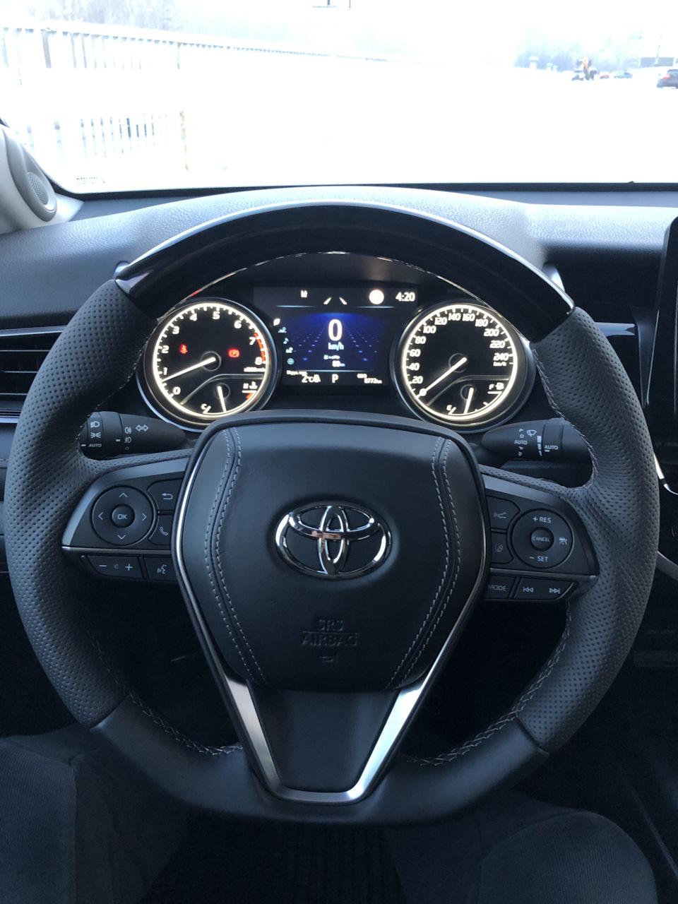 Руль от EvCar на камри 70 — Toyota Camry (XV70), 2,5 л, 2021 года ...
