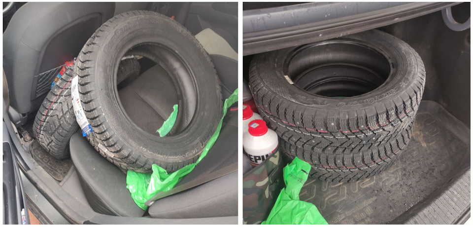 Новые зимние шины, Cordiant Snow Cross 2 — KIA Rio (2G), 1,4 л, 2010 ...