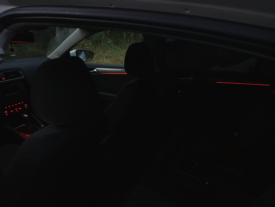 58 Делаем Ambient подсветку салона ОТ и ДО сами Jetta 6 — Volkswagen