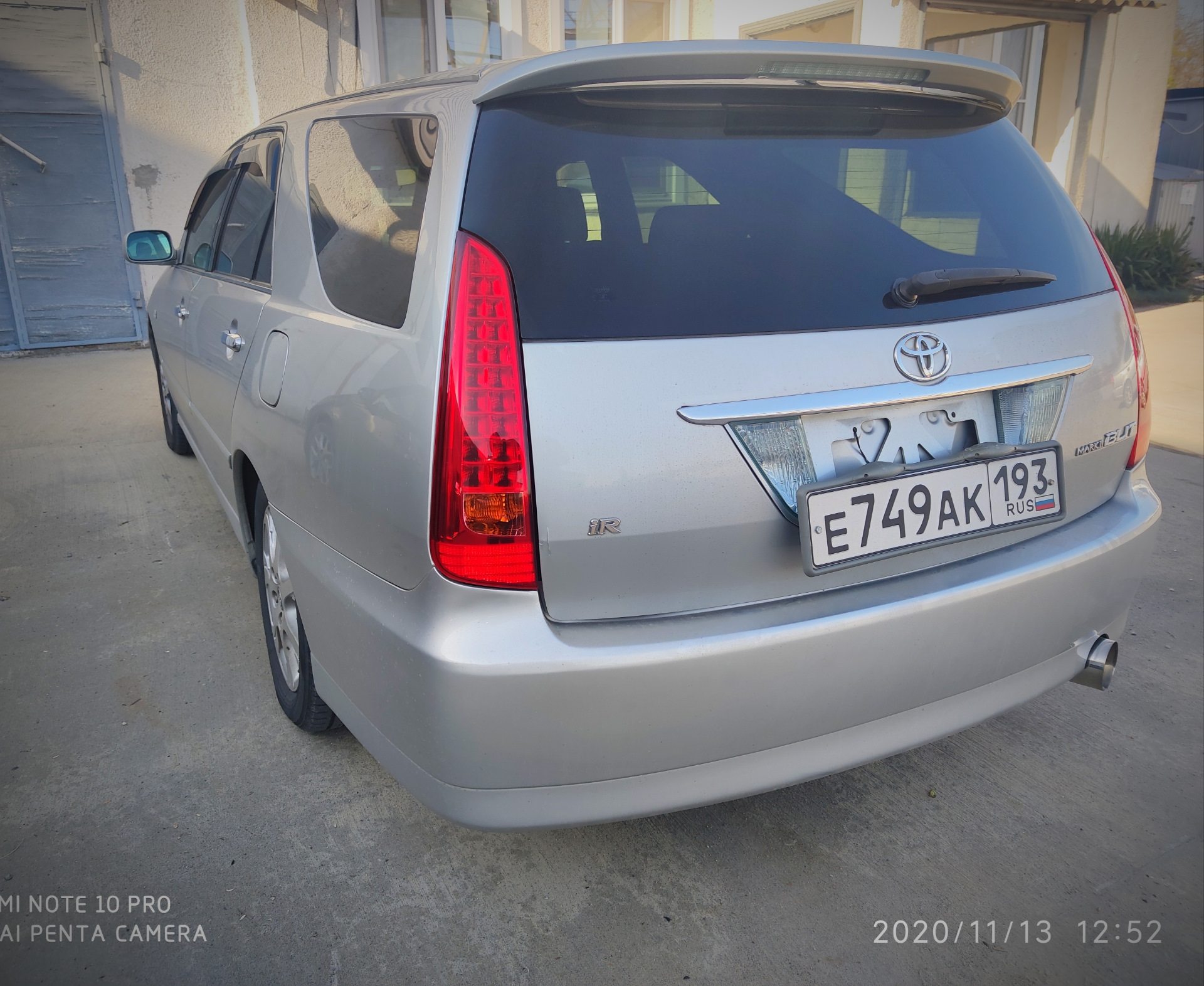 Японские номера, устранения колхоза! — Toyota Mark II Blit, 2 л, 2003 ...