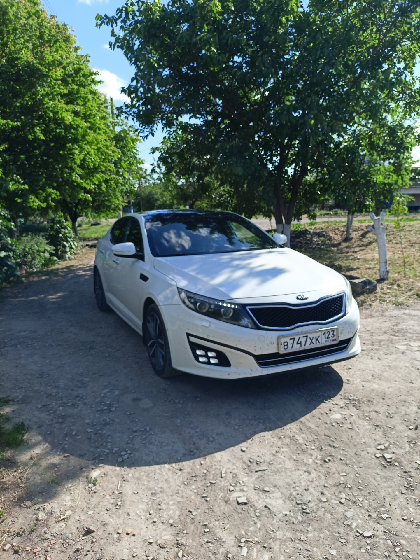 Помыл двигатель))) — KIA Optima (3G), 2,4 л, 2014 года | плановое ТО |  DRIVE2