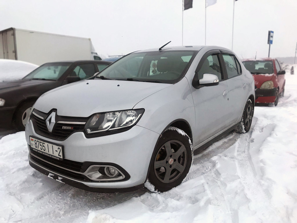 Замена вспомогательного ремня [106 550 км.] — Renault Logan (2G), 1,6 л ...