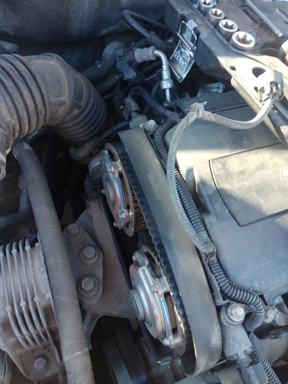 Потеет поддон и ЗАЩИТНАЯ крышка ГРМ — Chevrolet Cruze (1G), 1,8 л, 2013 ...