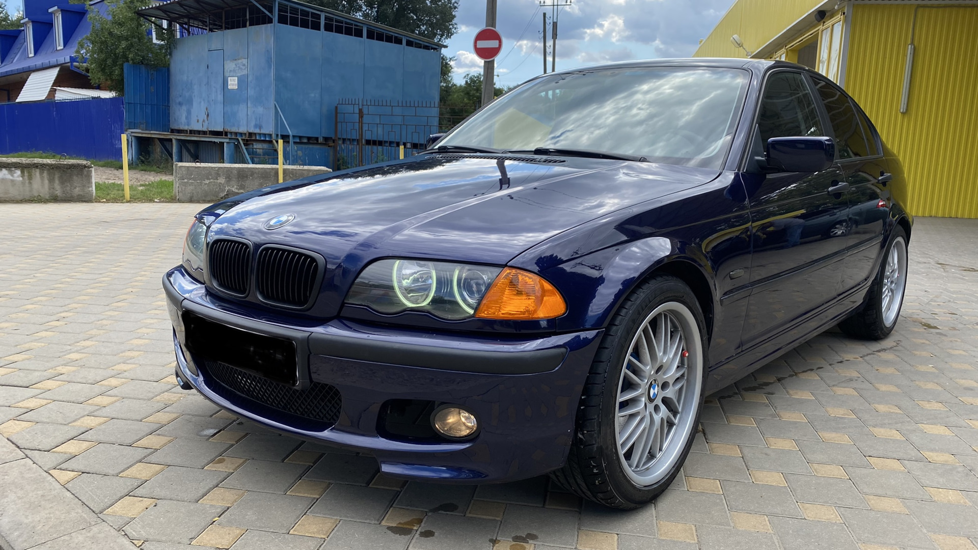 BMW e46 фиолетовая