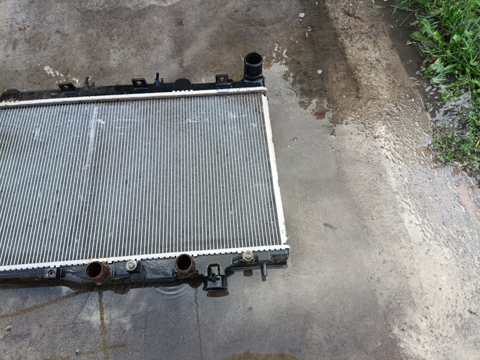 Чистка радиатора охлаждения. Издох генератор. Полировка стекла оксидом ...