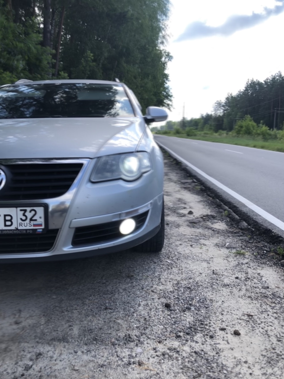 Ксенон в туманки — Volkswagen Passat B6, 2 л, 2007 года | своими руками ...