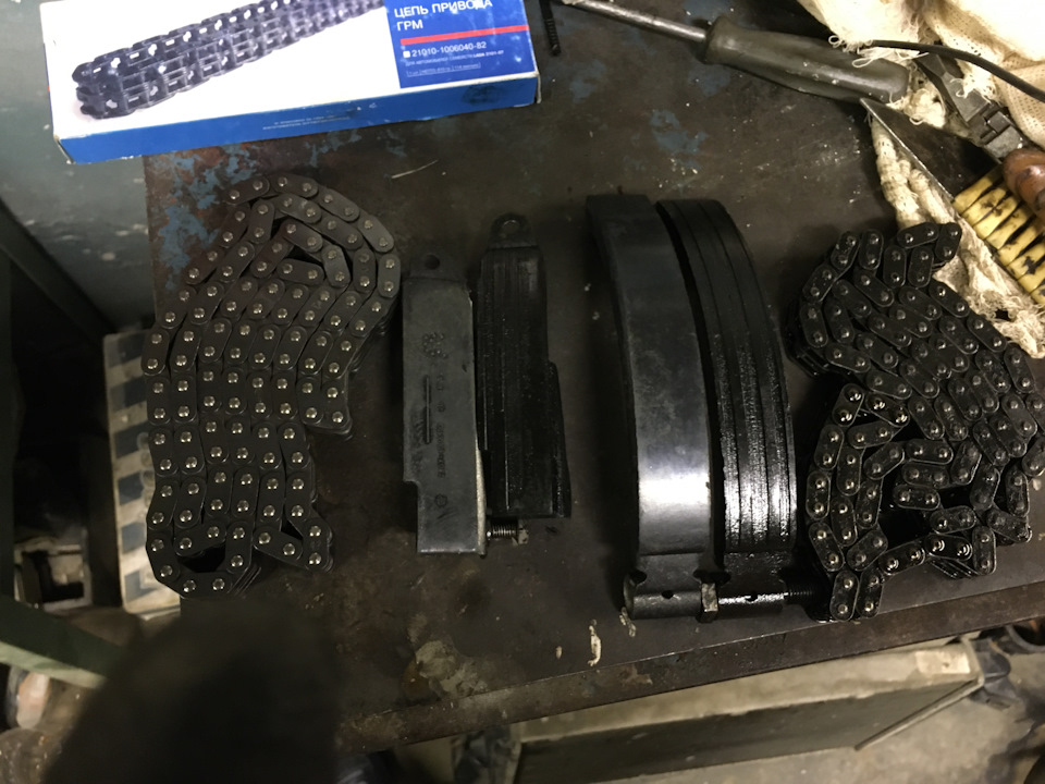 Замена цепи, сапога, успокоителя и натяжителя — ВИС 2345, 1,5 л, 2004 ...