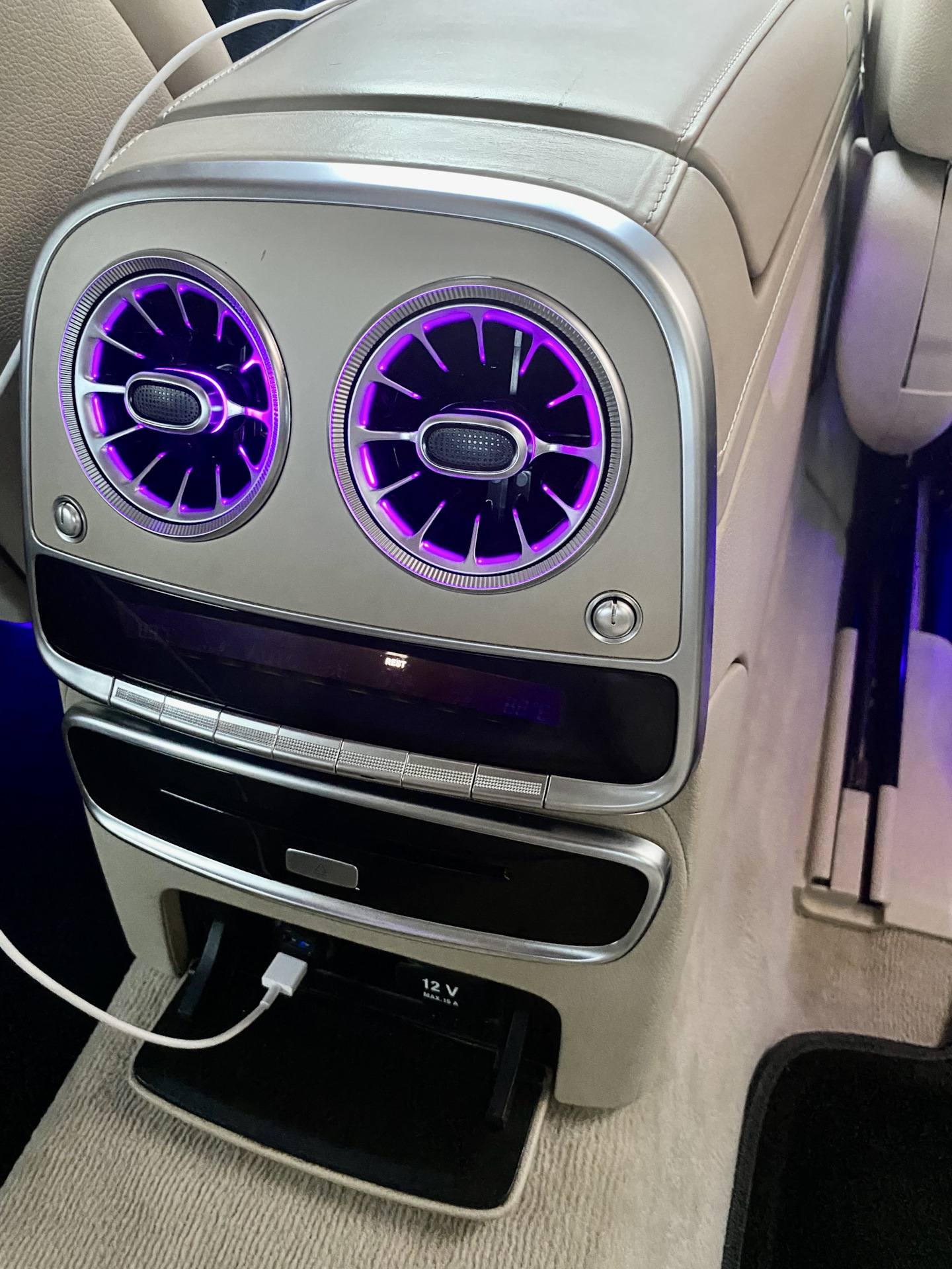 Дефлекторы с подсветкой — Mercedes-Benz S-Class (W222), 3 л, 2014 года ...