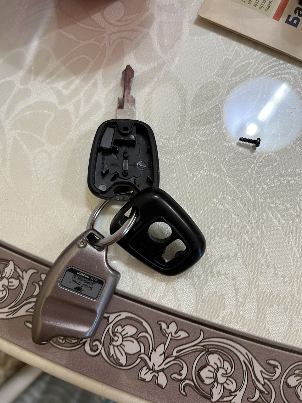 Ремонт ключа. Переделка на выкидной. — Peugeot 206, 1,4 л, 2008 года ...