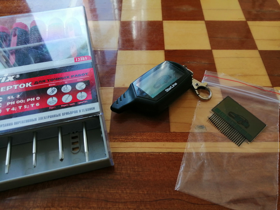 Замена экрана брелка Starline A91 — SsangYong Kyron, 2,3 л., 2009 года ...