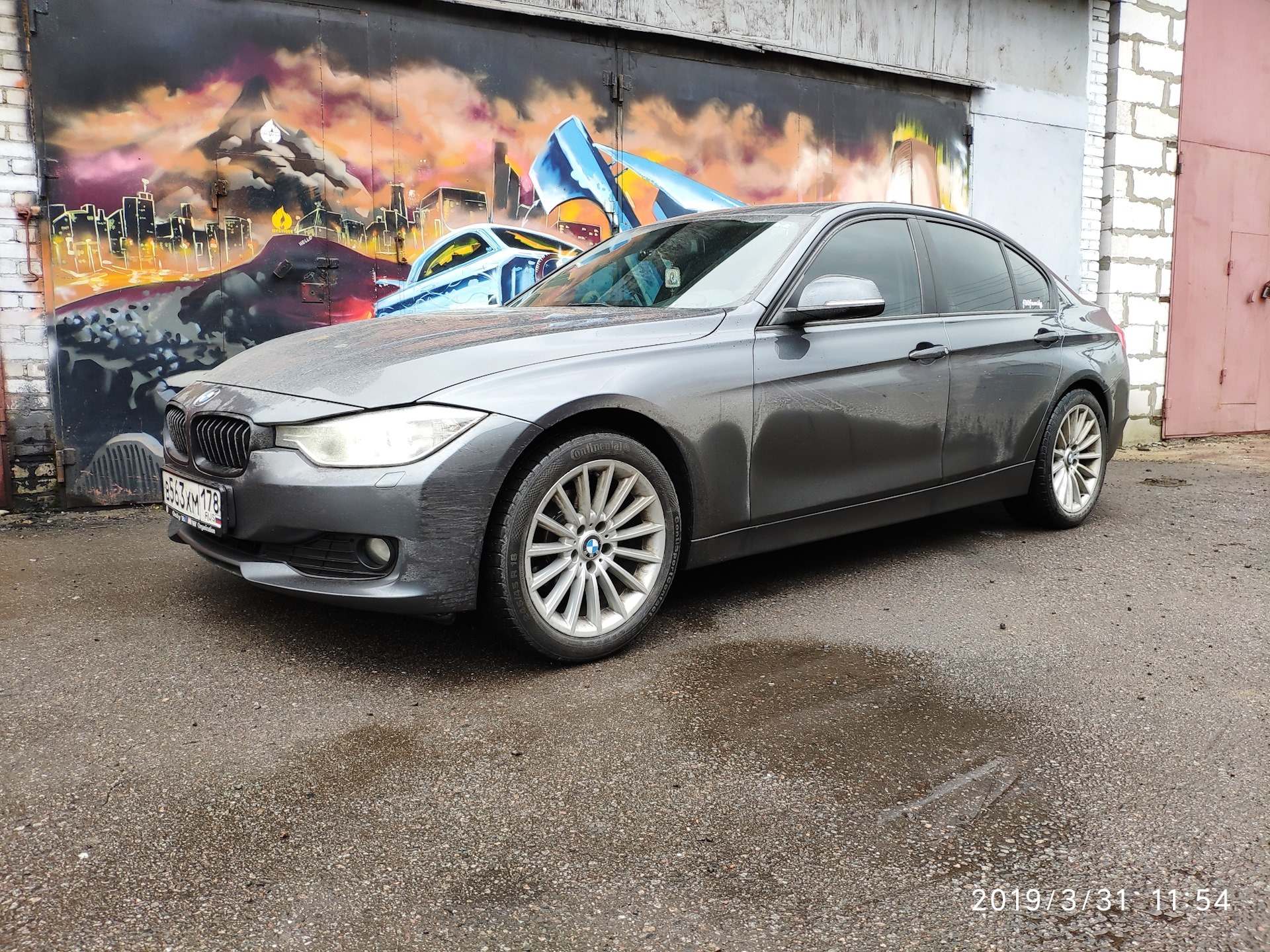 Диски, весна, асфальт — BMW 3 series (F30), 1,6 л, 2014 года | колёсные ...