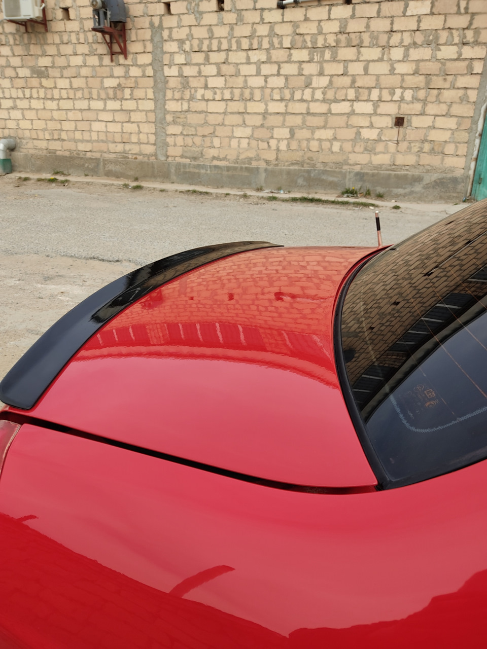 Самодельный лип спойлер — Hyundai Accent (2G), 1,5 л, 2002 года ...