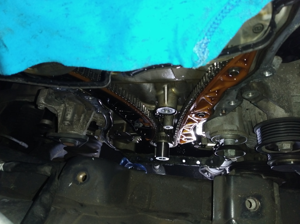 Замена цепи ГРМ и установка маслонасоса от G4KD (часть 1) — KIA ...