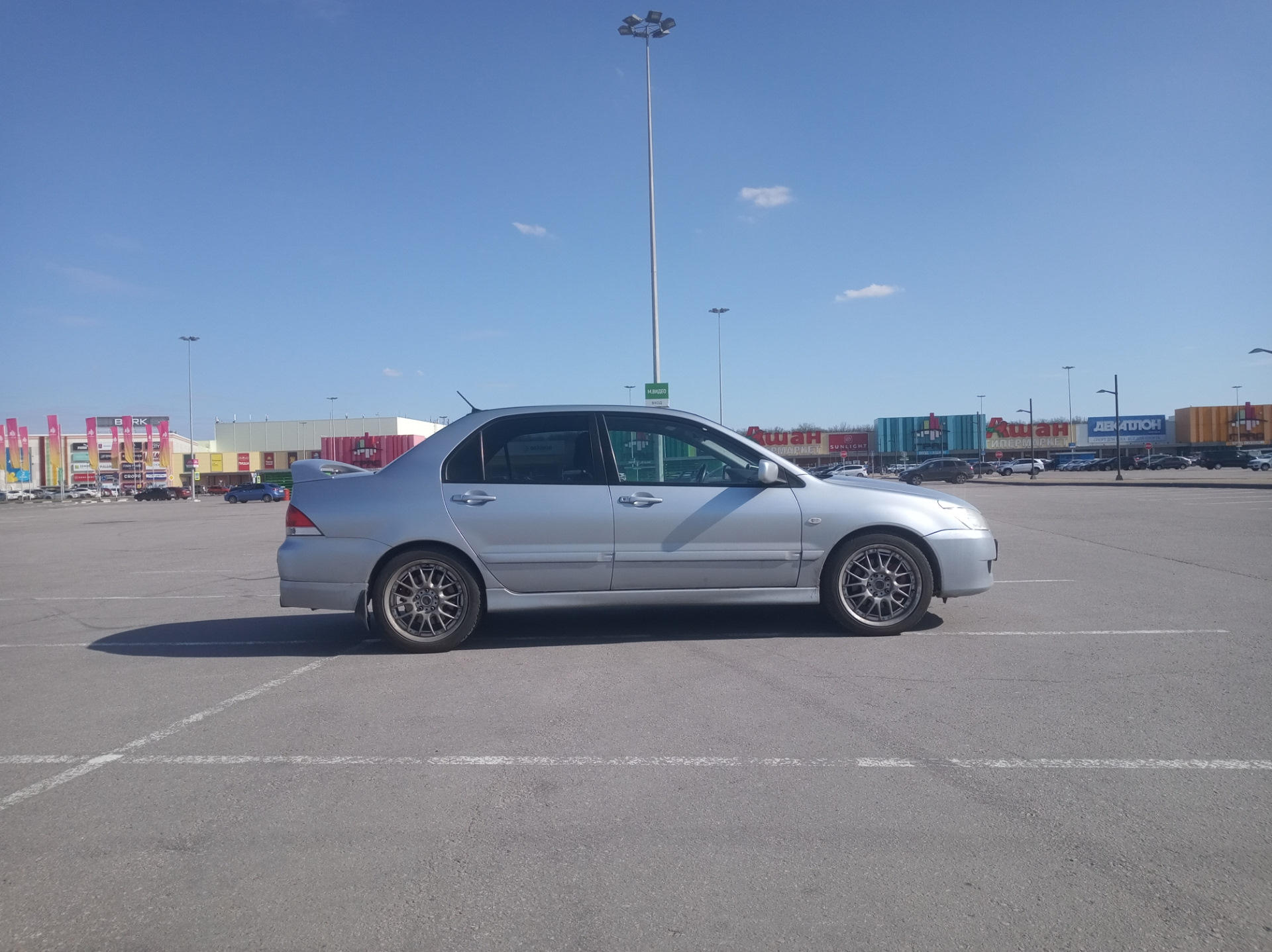 Смена колес на лето — Mitsubishi Lancer IX, 1,8 л., 2004 года | шины ...