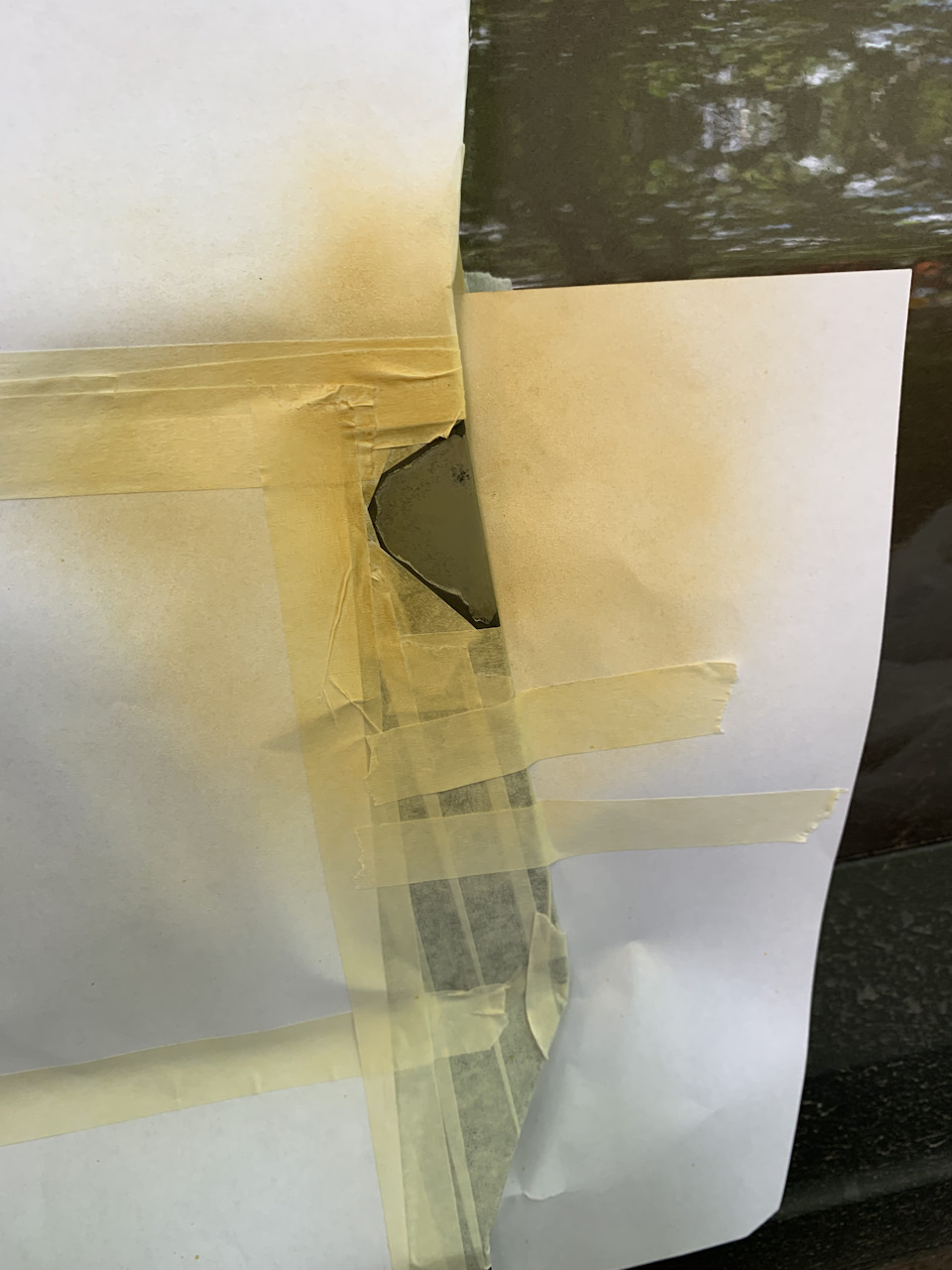 Сколы на капоте фольксваген поло