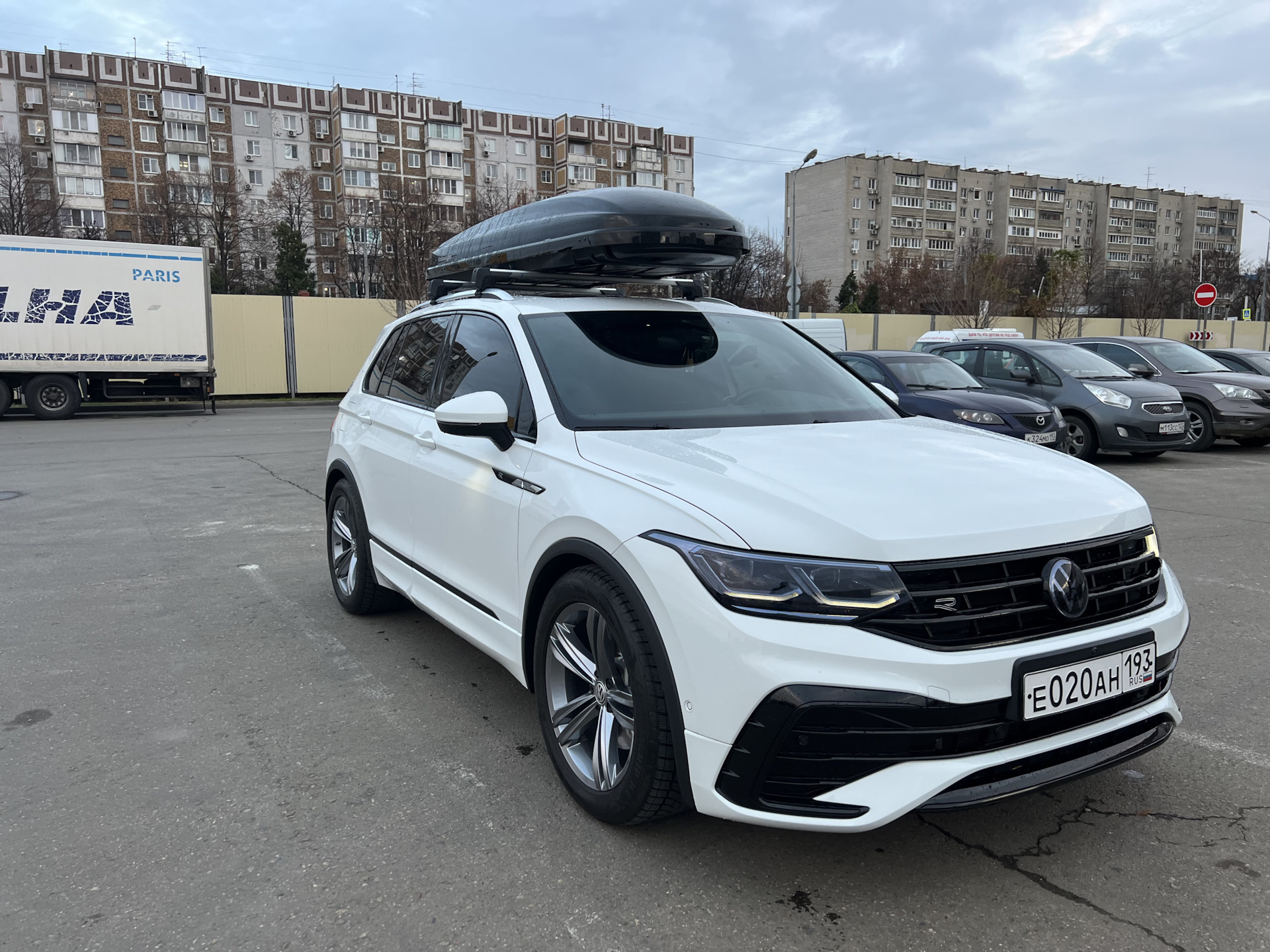 Доп пространство или лодка на крыше😂 — Volkswagen Tiguan (2G), 2 л ...