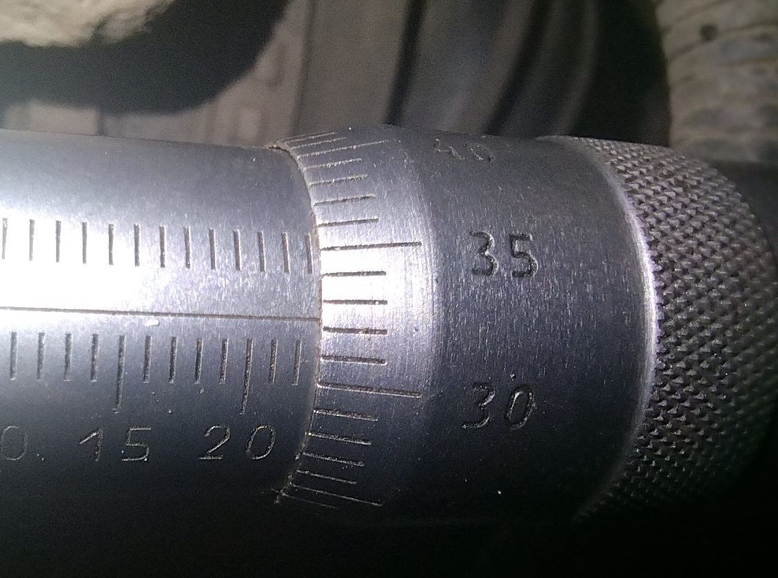 Толщина тормозных дисков — Daewoo Gentra, 1,5 л, 2014 года | наблюдение ...