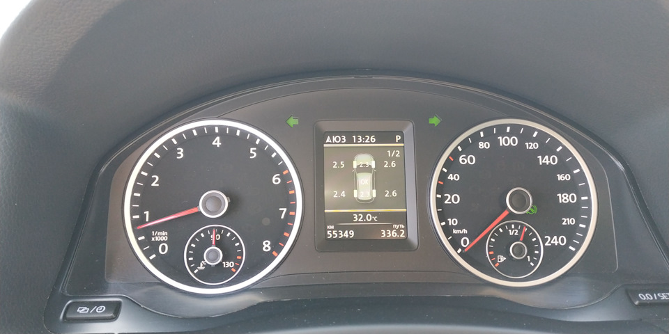 Блок контроля давления шин — Volkswagen Tiguan (1G), 2 л, 2013 года ...