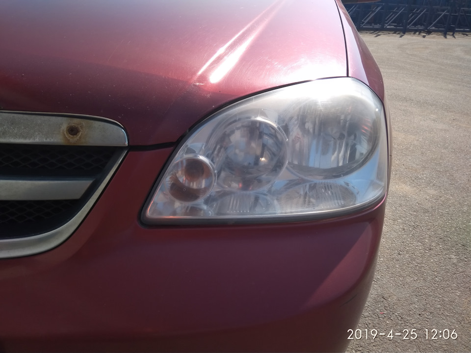 Покрытие фар лаком(продолжений) — Chevrolet Lacetti Sedan, 1,4 л, 2006 ...