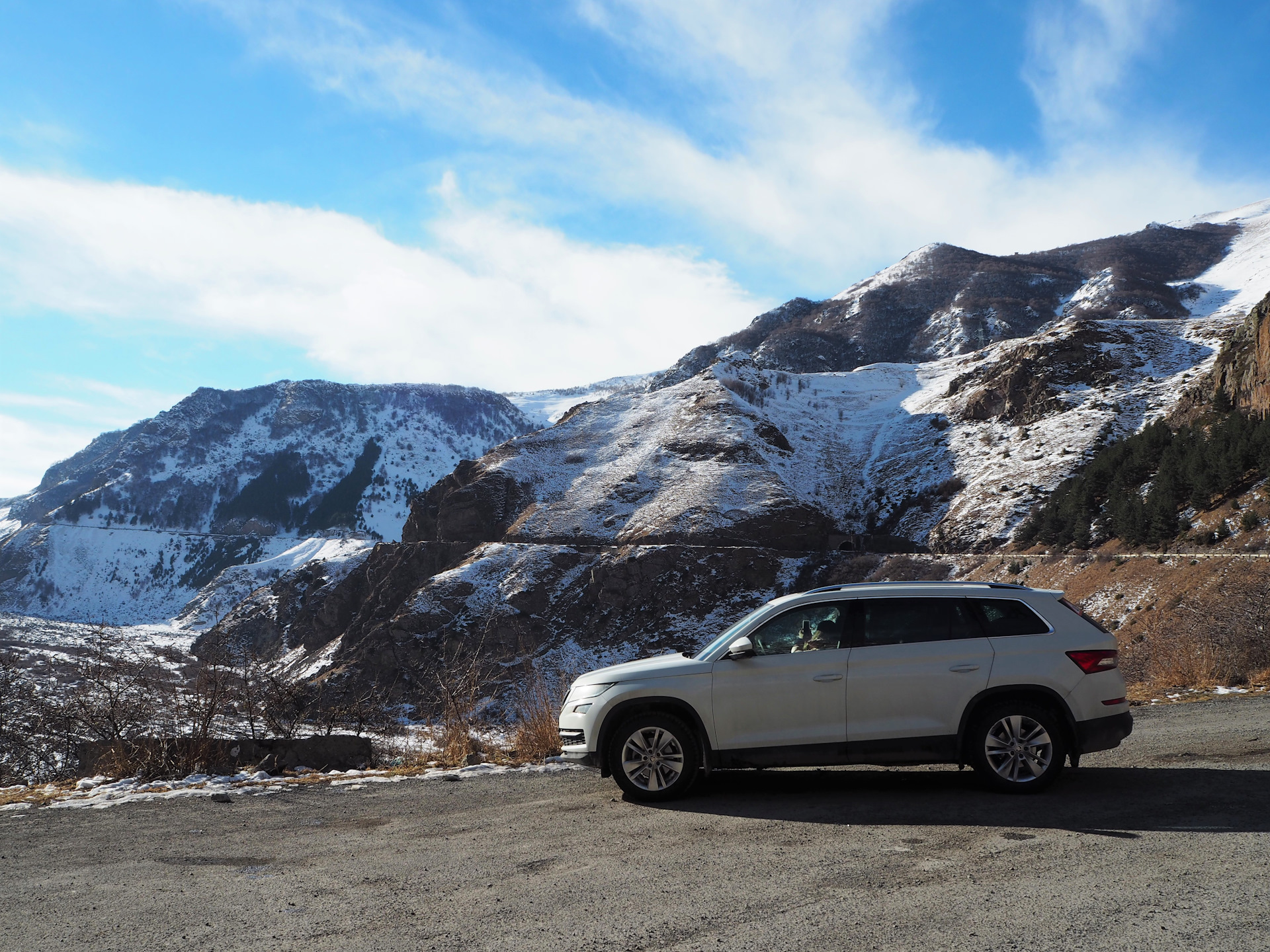 Грузия зимой, Гудаури и Степанцминда. ИТОГИ + часть 1 — Skoda Kodiaq, 2 л,  2018 года | путешествие | DRIVE2