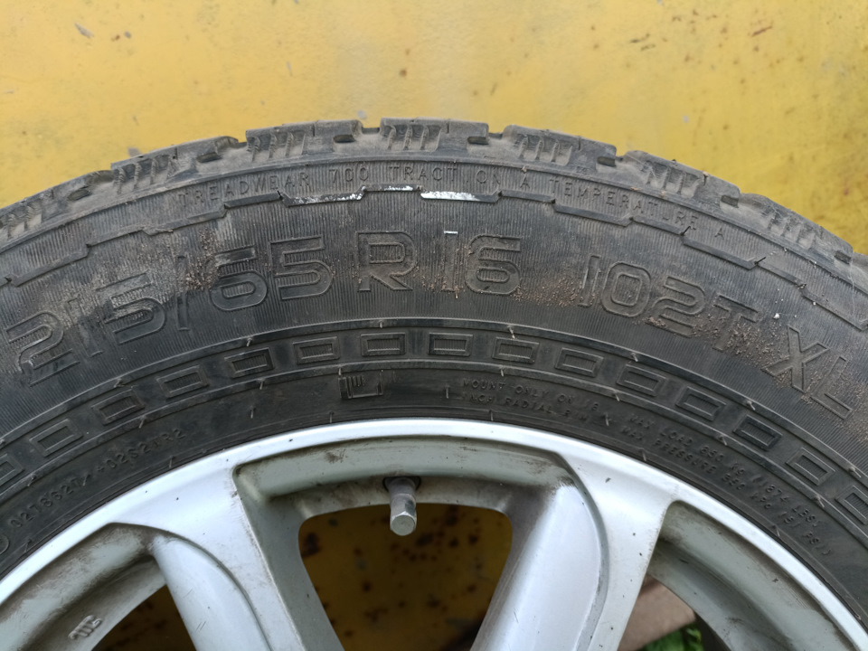 Шины всесезонные Nokian 215/65 R16, литые диски TG021 6,5Jx16 ET38 ...