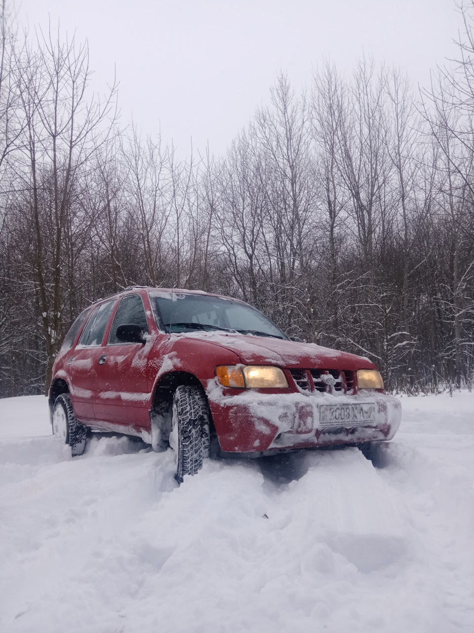 Зима:) И немного впечатлений от машины — KIA Sportage (1G), 2 л, 1998 года  | просто так | DRIVE2