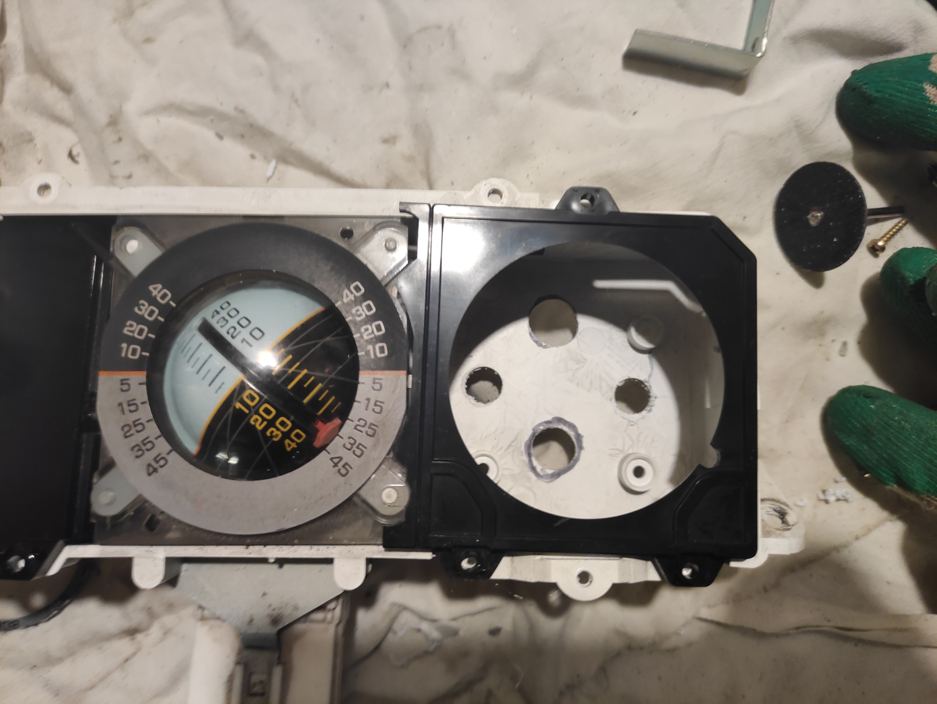 Механический манометр давления масла — Mitsubishi Pajero (2G), 3,5 л ...