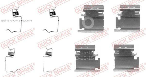 1091218 Комплект монтажный тормозных колодок QUICK BRAKE | Запчасти на DRIVE2