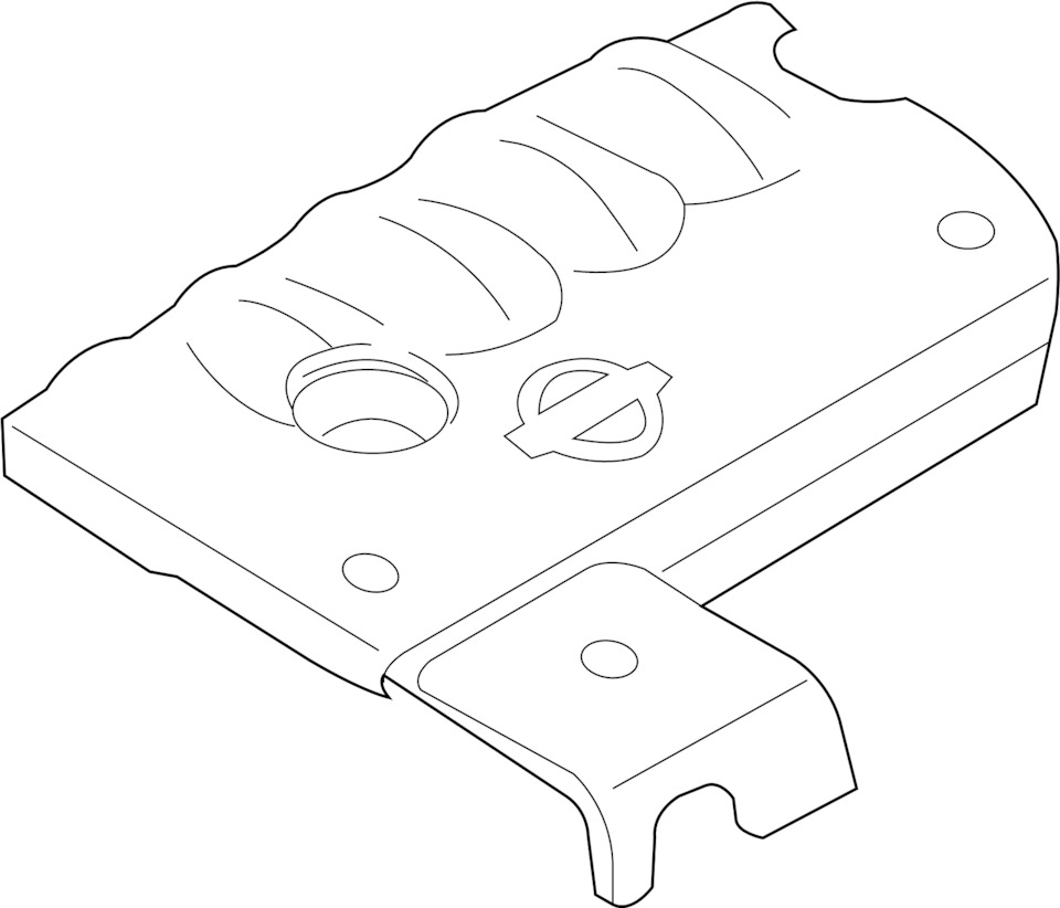 132873Z001 Engine Cover NISSAN INFINITI | Запчасти на DRIVE2