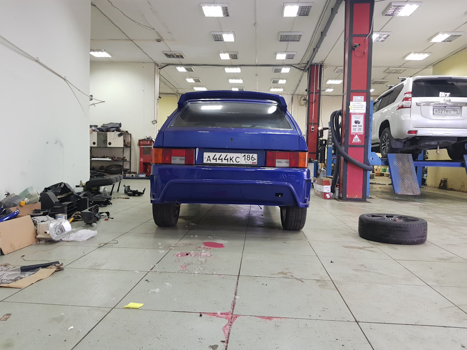 Смена разболтовки 5*114.3 — Lada 2114, 2 л, 2006 года | своими руками ...